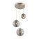 Vinare lamp, 3x40W E14, Nickel color