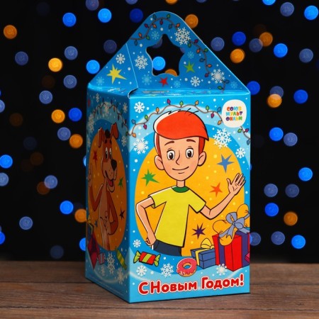 Gift Folding Box "Prostokvashino" 11 x 11 x 17.2 cm