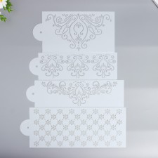 Tencil of stencil is curb plastic 