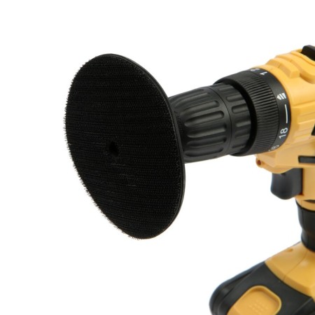 Velcro nozzle for drill and ushm tundra, thin rubber disc, M14, with an adapter, 100 mm-2