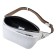 Waist bag, lightning department, adjustable belt, white color