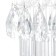 Lamp cascade "Brianna" 5xled chrome 40x40x83cm Bayerlux