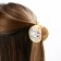 Hair crab, hair clips, beige color, 5 x 5 x 3.5 cm
