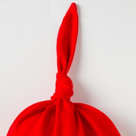 Baby hat, red color, size 40-2