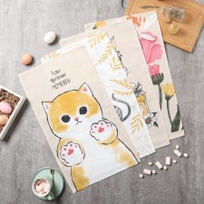 A set of towels of the kitchen shade 