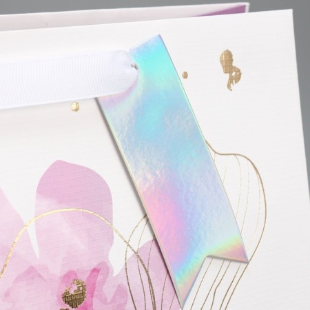 Gift Package Laminated, packaging, “Lines”, 25.4 x 30.5 x 12.7 cm-3