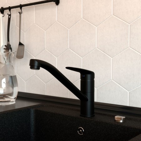 Kitchen mixer IDDIS MALE MALBL00I05, black matte-1