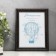 Photo frame plastic L-2 15x21 cm Wenge (plastic screen)