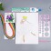 Quilling set (PVA glue, tool, ruler, 120 strips 54x0.5 cm) mix 30x21 cm