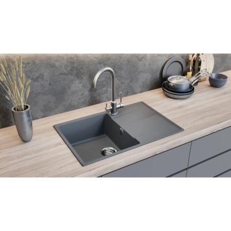 Kitchen Quartz Motor Ulgran Quartz Prima 750, 750x500 mm, color 01 jasmine-1