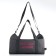 Female sports bag, textura, small size, gray color