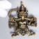 Souvenir brass "Garuda" 4,1x3.5 cm