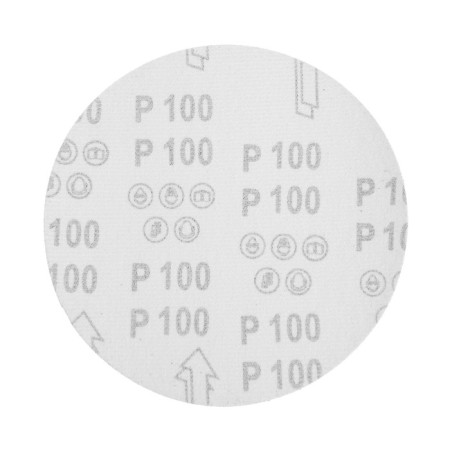 A circle of abrasive grinding under the "Velcro" tundra, 180 mm, p100, 5 pcs.-5