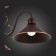 Ceiling EVOLUCE lamp. Sle120402-03. Ciolla. 3x60 watts, E27, 66x66x24 cm, dark -brown color
