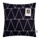 Pillowcase decorative Ethel Geometry "Zigzagi" 40x40 cm, velor