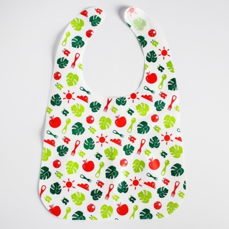 A set of bibs for feeding "Tasty History" waterproof on Velcro, 3 pcs.-3