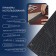 Mat for cutting, five -layer, 30 × 45 cm, a3, black color
