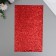 Liszt for creativity claims "Large sparkles" Red sheet 33x20 cm thick 0.84 mm
