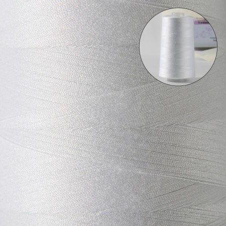 Threads 25ll, 5000 m, white color No. 0101-1