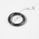 Rings for bags, d = 12/18 mm, thickness - 3 mm, 10 pcs, black nickel color
