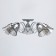 Monica chandelier, size 64x19x64 cm, 300W 5xe27 IP 20