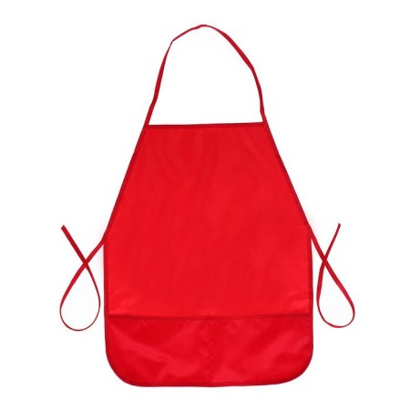 Apron for labor + sleevens, 490 x 390/250 x 160 mm, size S (height 116-146), calligrata, "standard", red-1