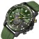 Men's watches, D-4.6 cm, with chronograph, 3 atm, luminous, green