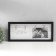 Photo frame wood, glass with clothespins 10x15 cm "locality" black 2.8x42.5x18.5 cm