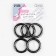 Karabin ring, d = 25/35 mm, thickness - 5 mm, 5 pcs, black nickel color