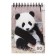 Notebook on spirals A6, 80 sheets, cage, Erichkrause "Fluffs", cardboard cover, OFSET unit, whiteness 100%, mix