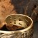 Bracelet wide "Polonom", brass