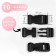 Fastx 20 mm, load up to 15 kg, 10 pcs, black color