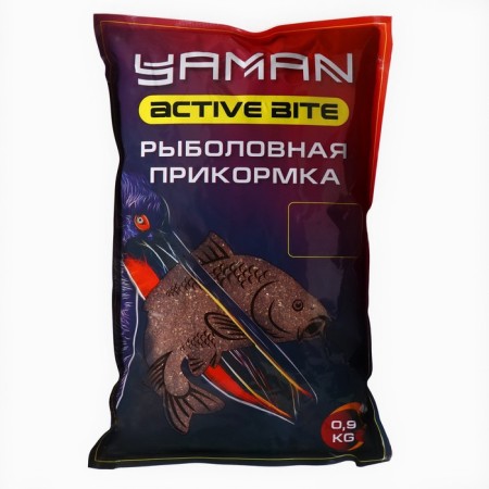 Bait Yaman Active Bite, Roach, Caramel, Brown, 900 g