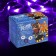 Garland “thread” 2 m, IP20, transparent thread, 20 LED, purple glow, 2 modes, AAH3