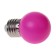 LED LEAZON Lighting "ball", G45, E27, 1.5 W, for Bels Lita, Pink