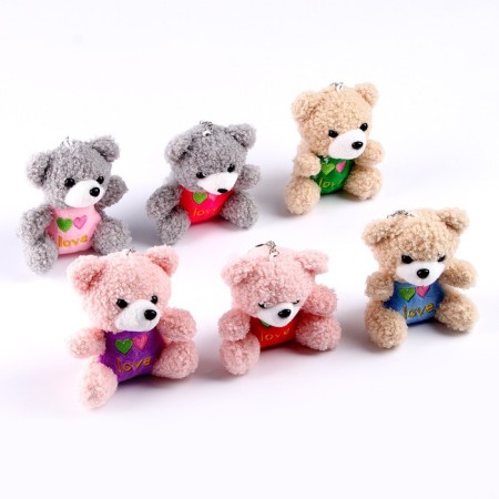 Soft toy-cords "Bear" MIX