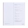 The weekly dated 2025, 80x165 mm, 64 sheets of Escalada, soft leather cover, pancake embossing, block 70 g/m², lilac