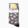 Socks men's snowflakes, cotton, color gray size 40-44