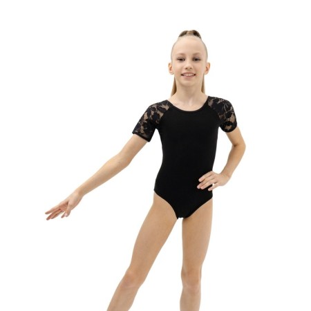 A swimsuit for gymnastics and dancing Grace Dance, p. 28, black color-1
