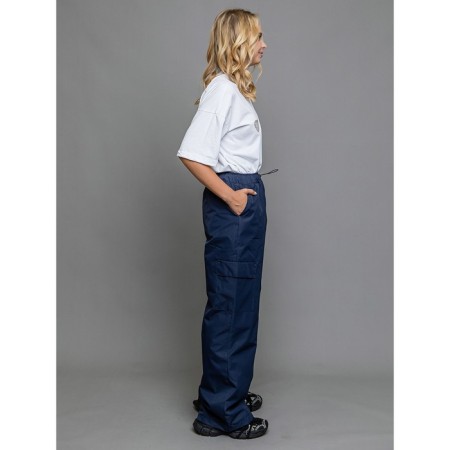 Heater trousers, height 146 cm, dark blue color-1