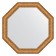 Mirror in the baguette frame, copper Eldorado 73 mm, 73.6x73.6 cm
