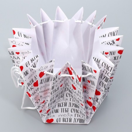 Aquabox for flowers "Text", 16.5 x 16.5 x 16.5 cm-4