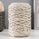 Knitting cord 100% polyester 3mm 100m/200 ± 20g (02-milk)