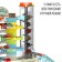 Parking "City", 6 cars, elevator, light and sound