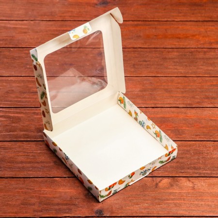 Self -assembly box "New Year's mood", 16 x 16 x 3 cm-4