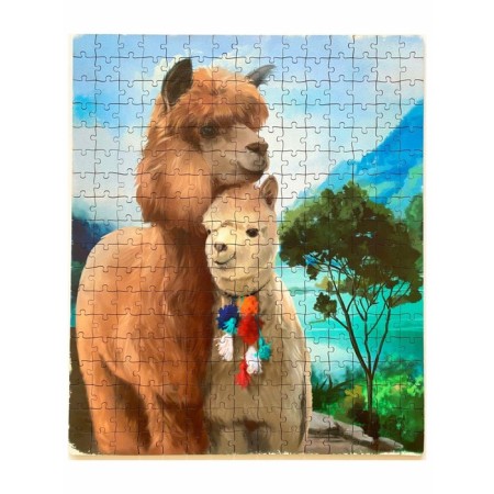 Bilateral wooden puzzle "couple", 270 parts-2