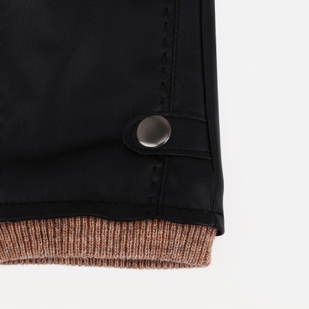 Gloves are male, dimensionless, without insulation, black color-1