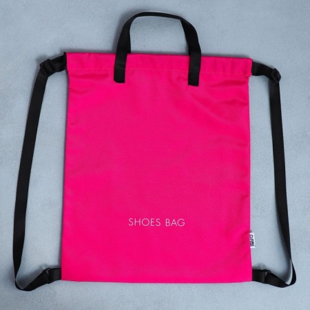Back for shoes, pink color, two types of pens, textiles 30 x 40 cm-6