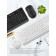 Keyboard + Mouse A4Tech FSTYLER FG1012 CLAV: White Mouse: White USB wireless Multimedia (102943