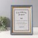 Photo frame Plastic format A4 cm "Gabriel" blue with a gold strip of 2.2x25x33.7 cm